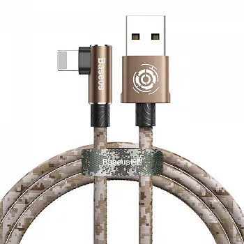 Кабель Baseus Camouflage Mobile Game Cable USB Lightning 2.4A 1m Brown (CALMC-A12) - ITMag