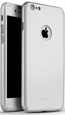Чехол 3in1 iPaky 360 PC Whole Round для iPhone 6 / 6s (Silver | With Back Hole+ стекло) - ITMag