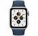 Apple Watch SE GPS 40mm Silver Aluminum Case w. Abyss Blue S. Band (MKNY3) - ITMag