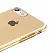 Чохол Baseus Simple Series Case (With-Pluggy) For iPhone7 Transparent Gold (ARAPIPH7-A0V) - ITMag