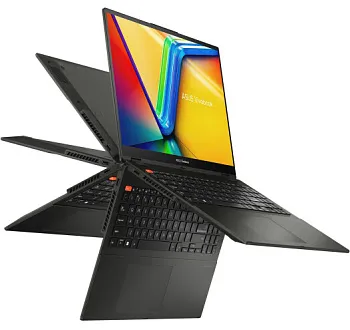 Купить Ноутбук ASUS VivoBook S 16 Flip TP3604VA Midnight Black (TP3604VA-MC155W) - ITMag