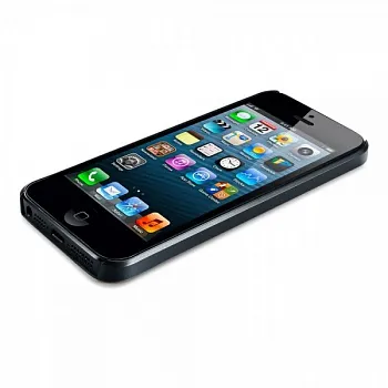 Пластиковая накладка SGP Ultra Thin Air Series для Apple iPhone 5/5S (+ пленка) (Серый / Metal Slate) - ITMag