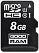 карта пам'яті GOODRAM 8 GB microSDHC class 10 UHS-I + SD Adapter M1AA-0080R11 - ITMag