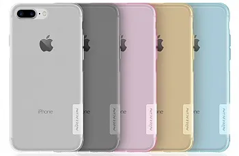 TPU чехол Nillkin Nature Series для Apple iPhone 7 plus (5.5") (Серый (прозрачный)) - ITMag