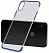 Пластиковая накладка Baseus Glitter Case Ultrathin для Apple iPhone X (5.8") (Синий) (WIAPIPHX-DW03) - ITMag