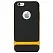 TPU+PC чехол Rock Royce Series для Apple iPhone 6/6S (4.7") (Черный / Оранжевый) - ITMag