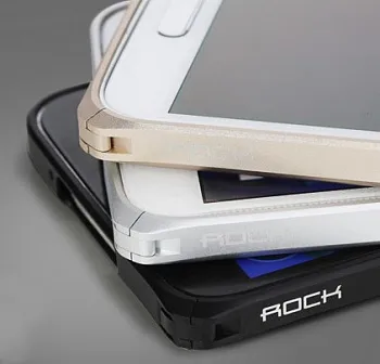 Металлический бампер Rock Slim Guard для Samsung G900 Galaxy S5 (Серебряный / Silver) - ITMag
