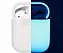 Силіконовий чохол EGGO для AirPods (з ремінцем) (Світиться синій) - ITMag