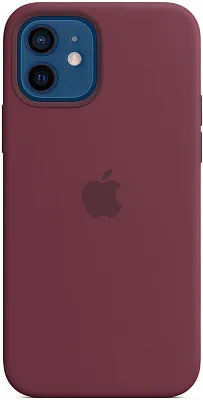 Apple iPhone 12 Pro Max Silicone Case with MagSafe - Plum (MHLA3) Copy - ITMag