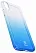 Пластиковая накладка Baseus Glaze Ultrathin для Apple iPhone X (5.8") (Синий / Transparent Blue) (WIAPIPHX-GC03) - ITMag