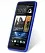 TPU чехол Melkco Poly FRAME для HTC One / M7 (+ плівка) (Блакитний / Білий) - ITMag
