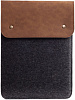 Вертикальный чехол для Macbook Air 13.3 и MacBook Pro 13.3 коричневый с черным (GM64) - ITMag
