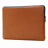DECODED Leather Slim Sleeve with Zipper for MacBook 12" Brown (D4SS12BN) - ITMag
