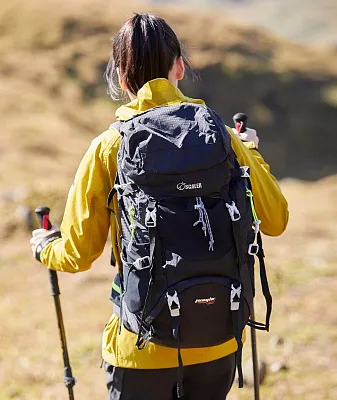 Туристический рюкзак Xiaomi Youpin Skyler Outdoor Bag 50L Black (6972311348666) - ITMag