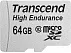 карта пам'яті Transcend 64 GB microSDXC Class 10 Premium High Endurance + SD Adapter (TS64GUSDXC10V) - ITMag
