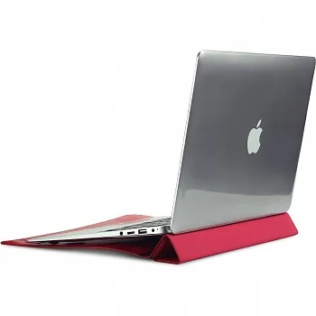 Чехол OATSBASF Genuine Leather для Macbook Air/Pro 13.3 (Red/Красный) - ITMag