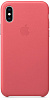 Apple iPhone XS Max Leather Case - Peony Pink (MTEX2) - ITMag