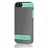 Чохол Incipio OVRMLD for iPhone 5/5S - Charcoal Gray / Navajo Turquoise - ITMag