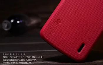 Чехол Nillkin Matte для LG E960 Nexus 4 (+пленка) (Красный) - ITMag