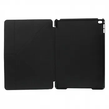 Чехол EGGO для iPad Air 2 Cross Texture Origami Stand Folio - Black - ITMag
