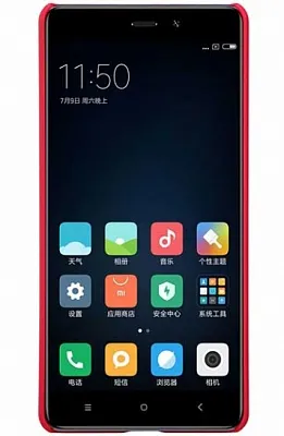 Чехол Nillkin Matte для Xiaomi Redmi 4 (+ пленка) (Красный) - ITMag