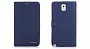 Кожаный чехол Nuoku Grace (книжка) для Samsung N9000 Galaxy Note 3 (+ пленка) (Синий) - ITMag