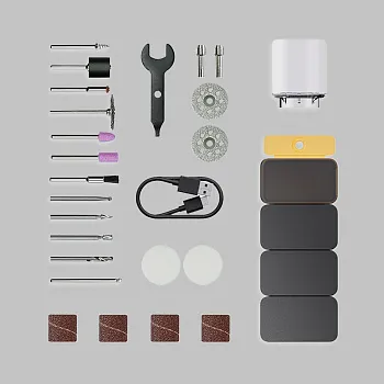 Гравер Xiaomi Youpin Hoto Electric Grinding Set Black (HTE0022GL) - ITMag