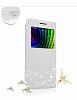 Кожаный чехол (книжка) Nillkin Sparkle Series для Lenovo P70 (Белый) - ITMag