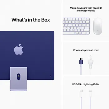 Apple iMac 24 M1 Purple 2021 (Z130IMAC01) - ITMag