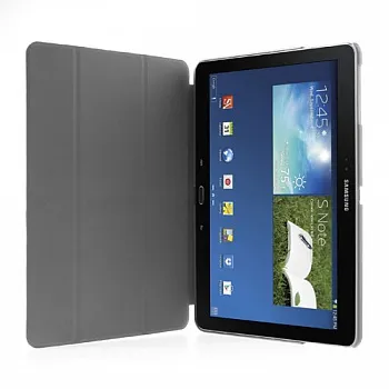 Чехол Crazy Horse Tri-fold with Wake Up for Samsung Galaxy Note 10.1 (2014) P600/P601/P605 Black - ITMag