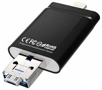 Флешка PhotoFast iFlashDrive EVO Plus Lightning/USB3/Micro 32GB FDEVOPLUS32GB - ITMag