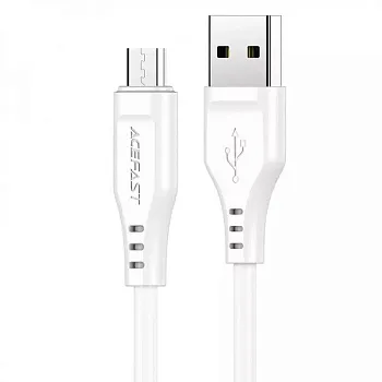 Кабель Acefast C3-09 Micro USB 2.4A (1.2m) (white) - ITMag