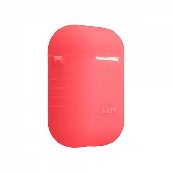 Чехол LAUT POD Neon for AirPods Electric Coral (L_AP_PN_R) - ITMag