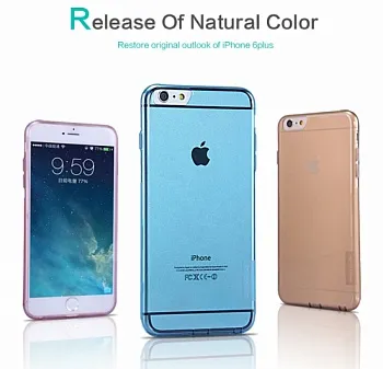 TPU чехол Nillkin Nature Series для Apple iPhone 6 Plus/6S Plus (5.5") Розовый (прозрачный) - ITMag