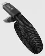 Кабель Dotfes MicroUSB to USB A09M Self-Rolling Black (DF-A09M-UC-BL)