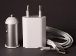 Зарядное устройство 3 в 1 с кабелем lightning для iPhone 5/5C/5S/6/6 Plus, iPad 4, iPad mini