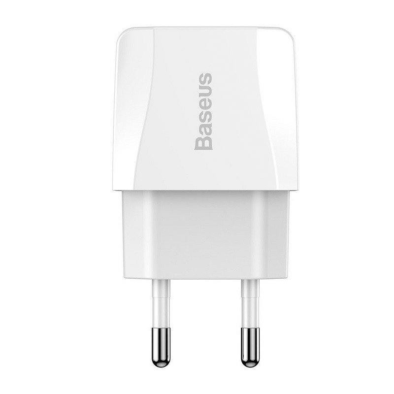 ЗУ Baseus USB Wall Charger 2xUSB 2.1A Mini Dual-U White (CCALL-MN02) - ITMag