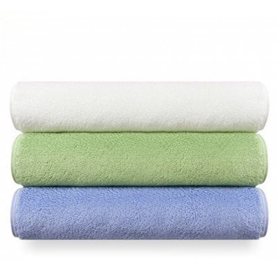 ZSH Face & Bath Towels White, Blue (NJL4017RT) - ITMag