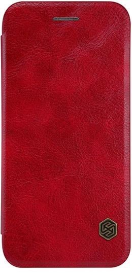 Кожаный чехол (книжка) Nillkin Qin Series для Apple iPhone 7 (4.7") (Красный) - ITMag