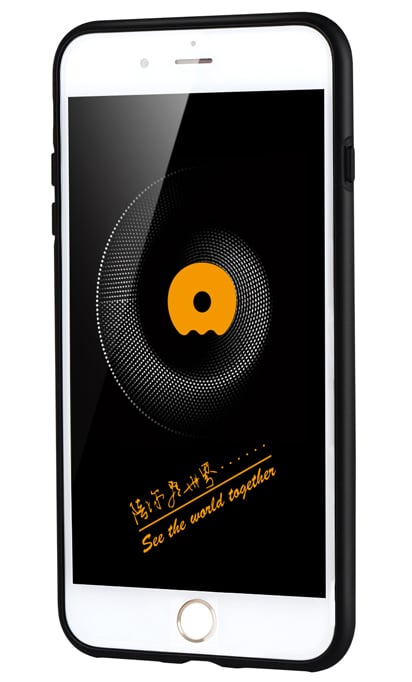 Накладка WUW для iPhone 6/6S/7 (Черный карбон) - ITMag