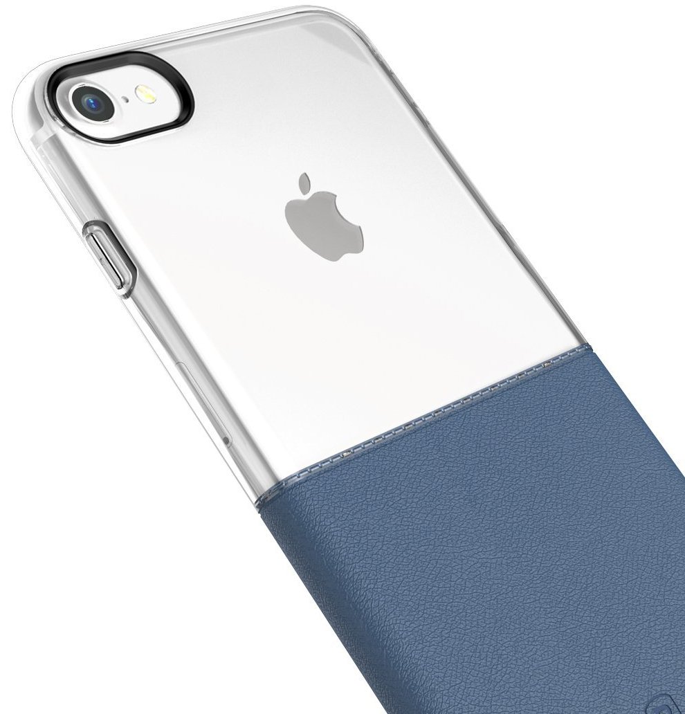 Чехол Baseus Half to Half Case For iPhone7 Dark Blue (WIAPIPH7-RY15) - ITMag