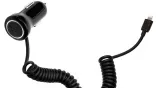 Автомобильное зарядное устройство Griffin PowerJolt SE Lightning Fixed Coiled cable (GC36547) Black