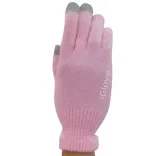 Перчатки для емкостных экранов Glove розовые