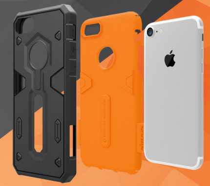 TPU+PC чехол Nillkin Defender 2 для Apple iPhone 7 (4.7") (Оранжевый) - ITMag