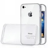 TPU чехол EGGO для Apple iPhone 4/4S (Серый (прозрачный))