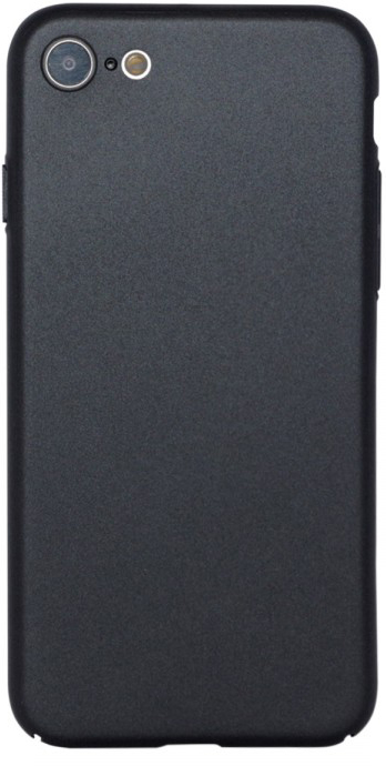 Пластиковая накладка soft-touch с защитой торцов Joyroom для Apple iPhone 7 (4.7") (Черный) - ITMag