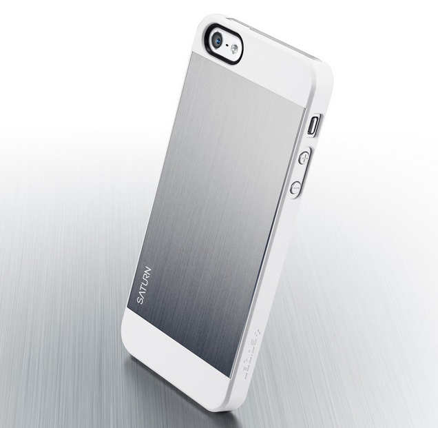 Чехол-накладка SGP Case Saturn Satin Silver for iPhone 5/5S (SGP10141) - ITMag
