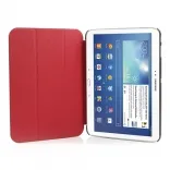 Чехол Crazy Horse Tri-fold Leather Folio Cover Stand Red for Samsung Galaxy Tab 3 10.1 P5200/P5210