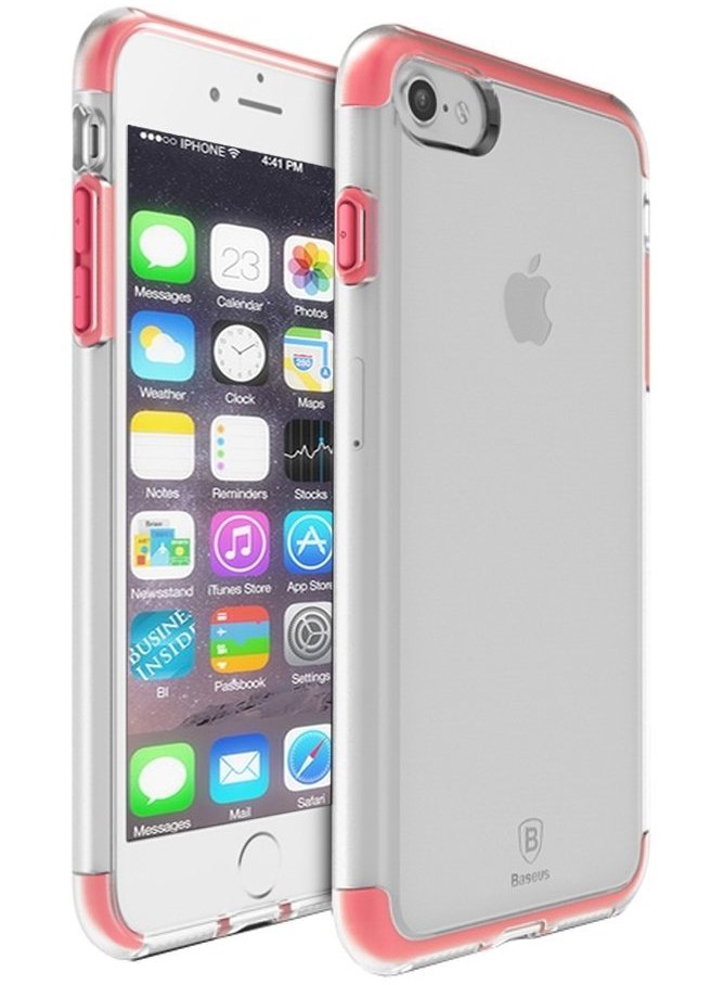 Чехол Baseus Guards Case For iPhone 7 Peach red (ARAPIPH7-YS09) - ITMag