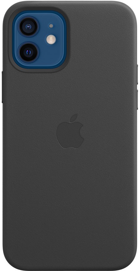 Apple iPhone 12 Pro Max Leather Case with MagSafe - Black (MHKM3) Copy - ITMag